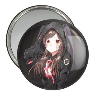 آینه جیبی خندالو مدل دختر انیمه ای کد 18104