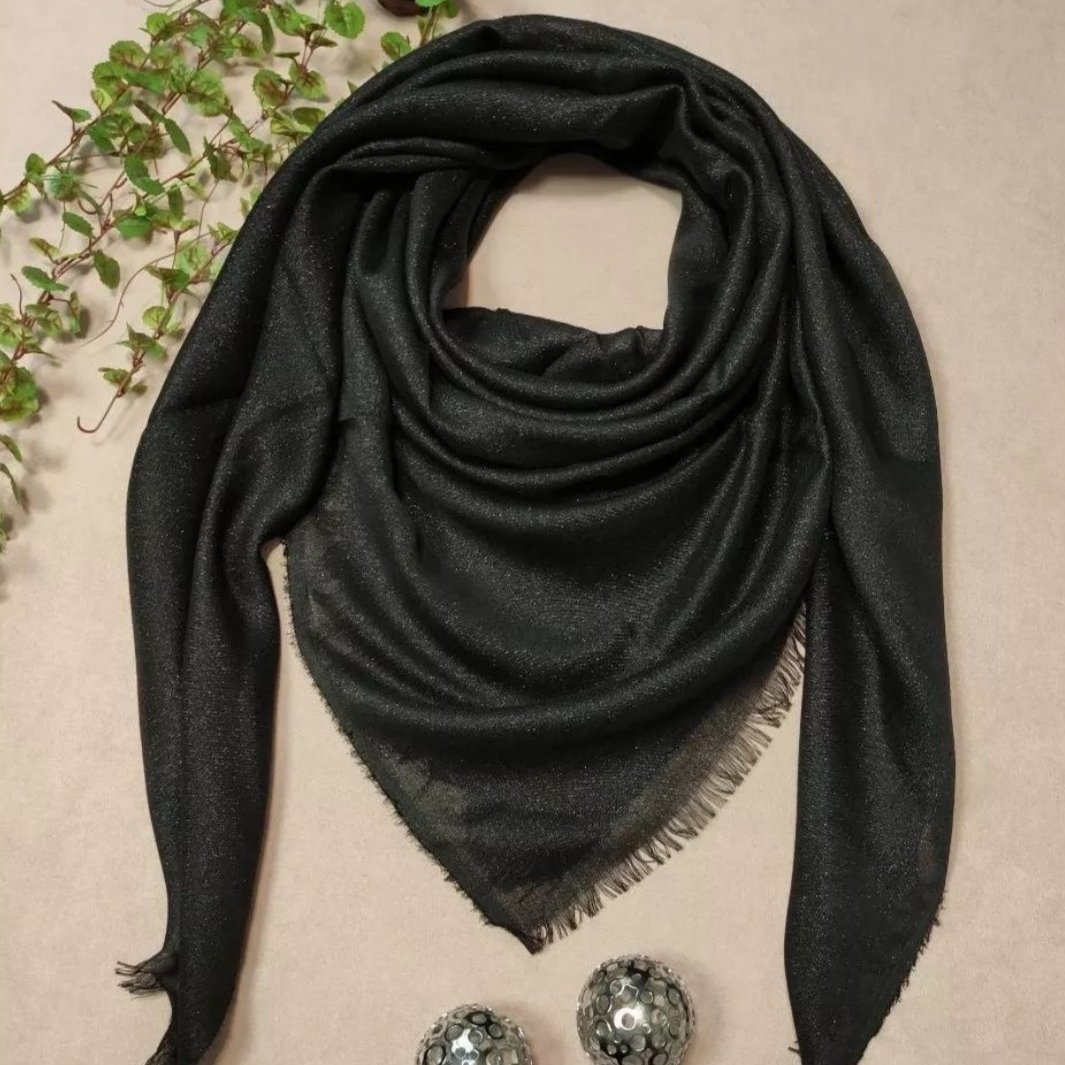 روسری لمه مشکی