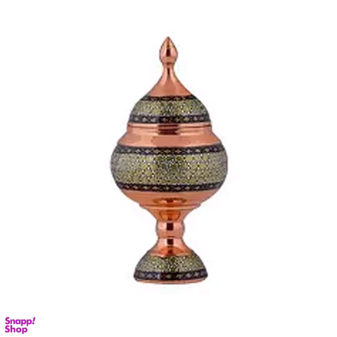 شکلات خوری مس و خاتم 20 سانتی متر