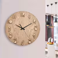 ساعت دیواری طرح وودن Wooden