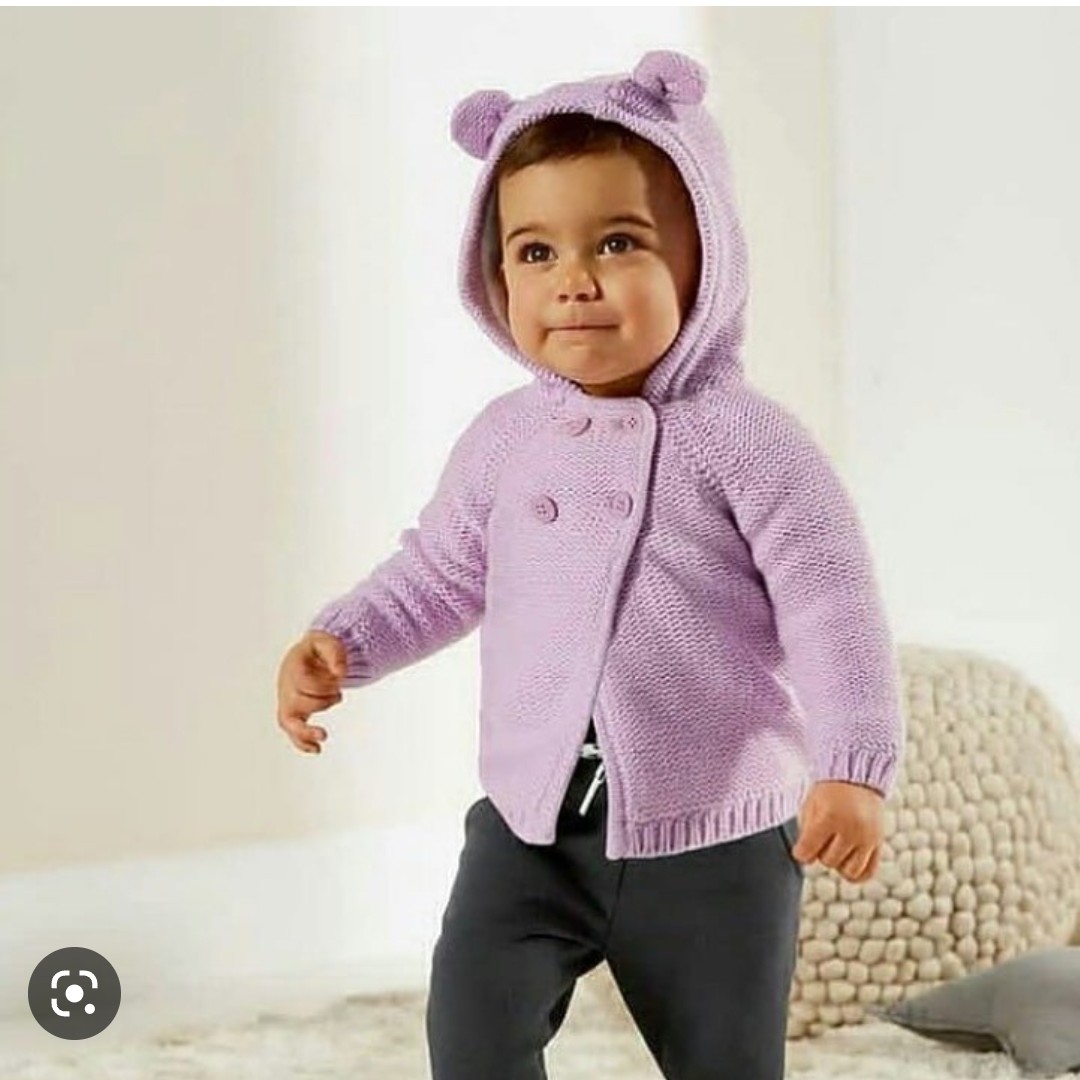 سویشرت    و پولیور کلاه  داخل خزدار برند لوپیلو lupilu سایز1-2سال کد 140139
