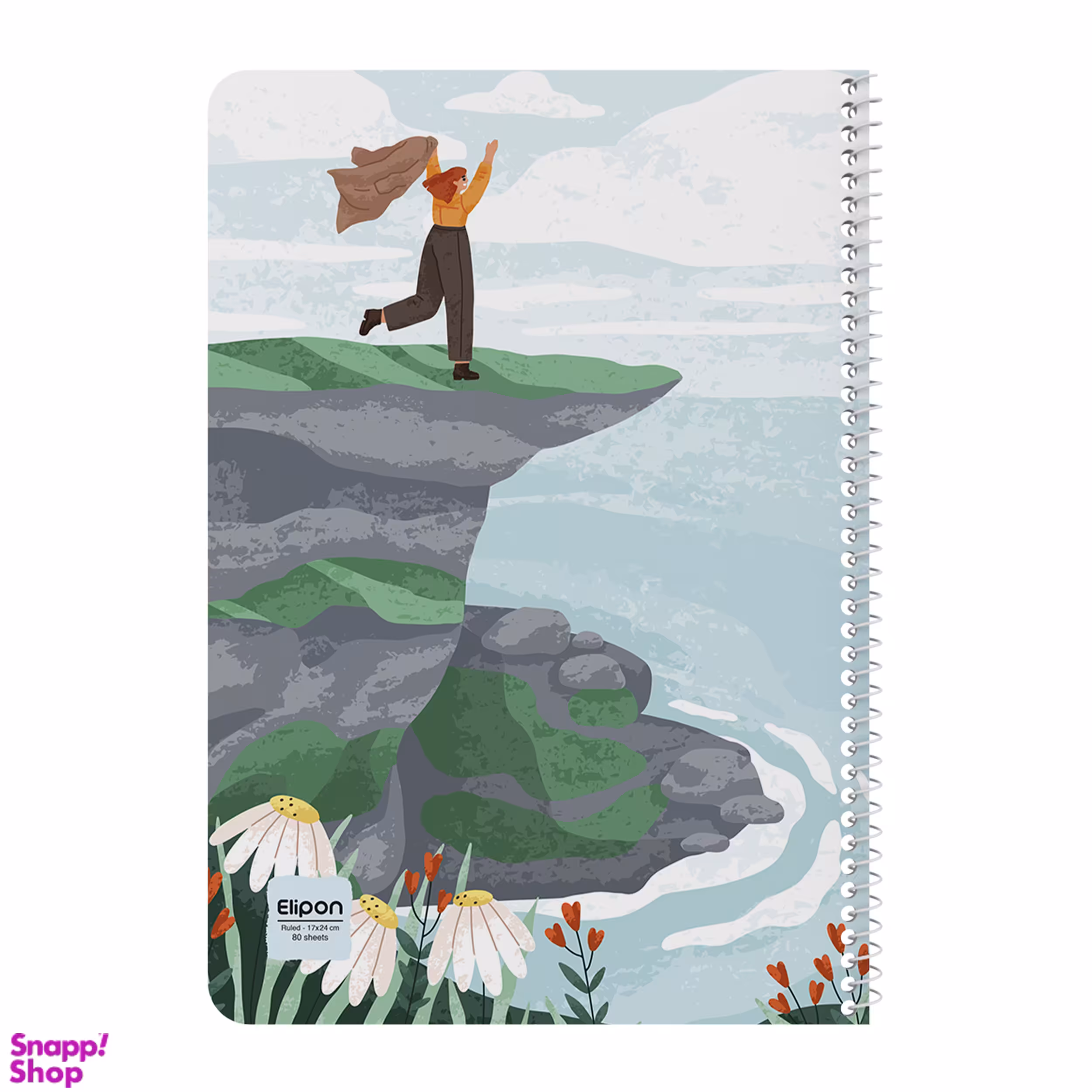 دفتر مشق 80 برگ سیمی الیپون کد 2311554