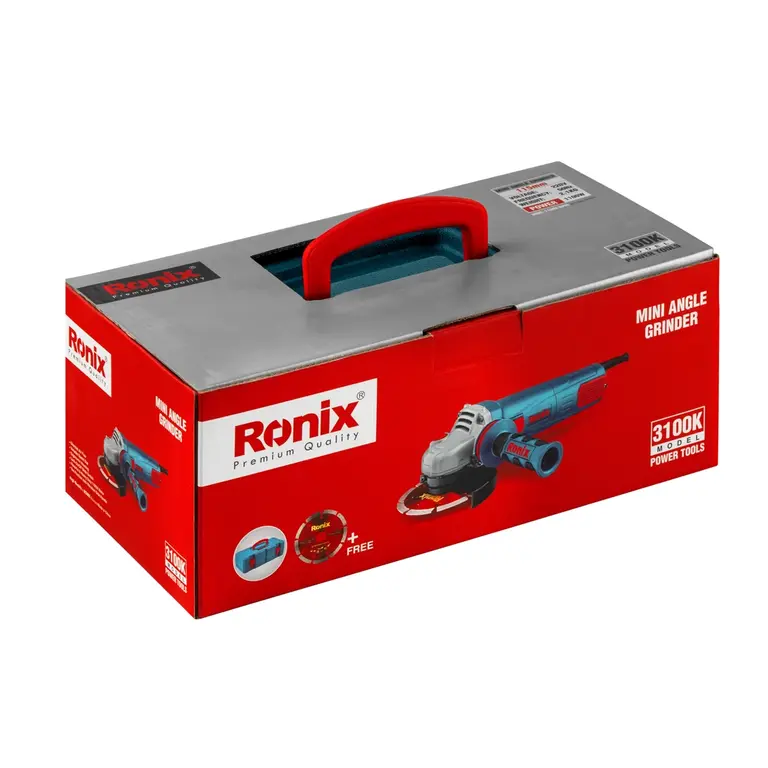 مینی فرز دیمردار با کیف 1100 وات مدل 3100K رونیکس