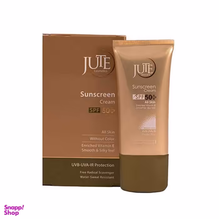 کرم ضد آفتاب ژوت (Jute) بژ روشن Spf 50 مناسب انواع پوست