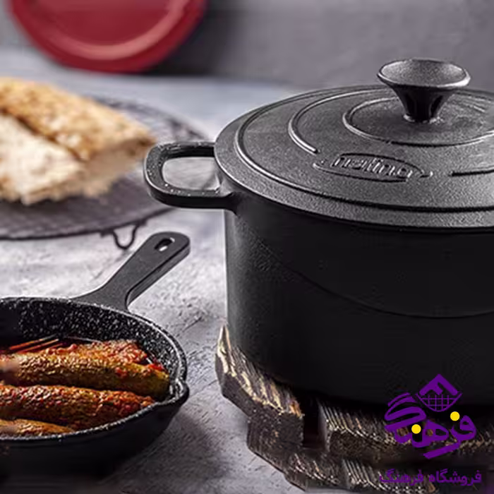 قابلمه چدن نالینو  سایز Feleti 24