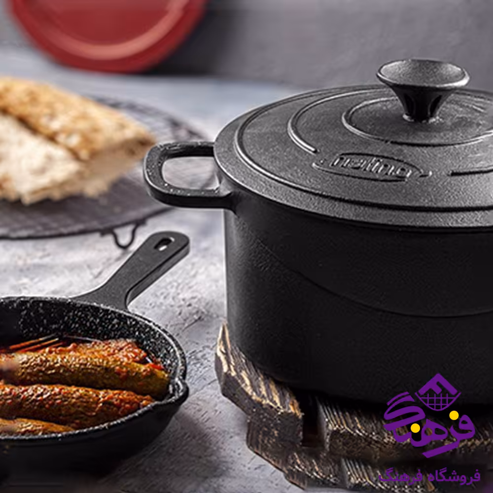 قابلمه چدن نالینو  سایز Feleti 24