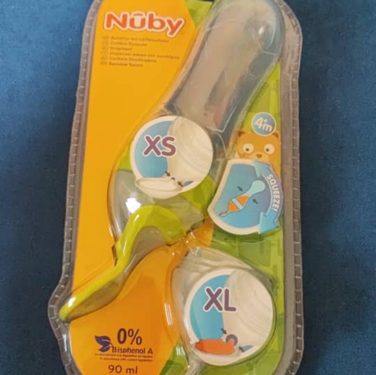 سرلاک خوری قاشقی برند نابی nuby