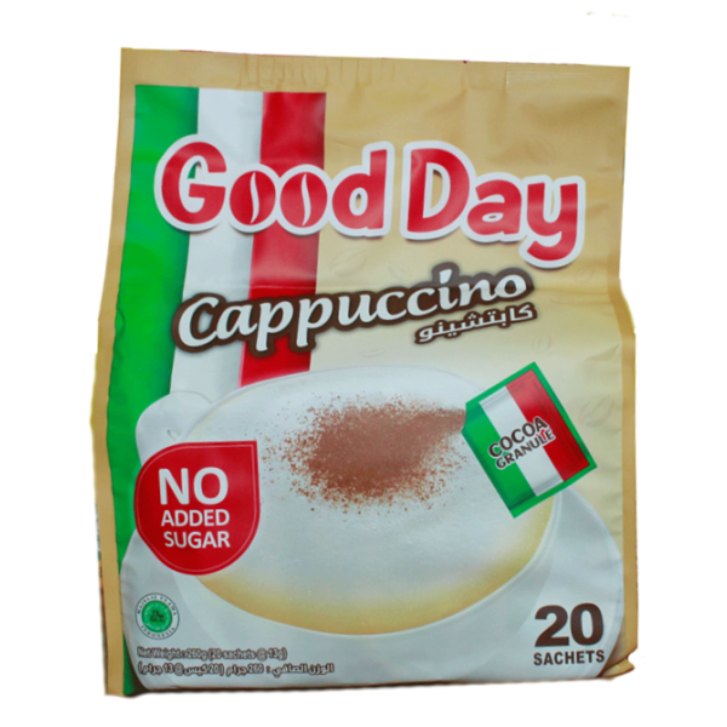 کاپوچینو بدون شکر گوددی Good Day بسته 20 عددی
