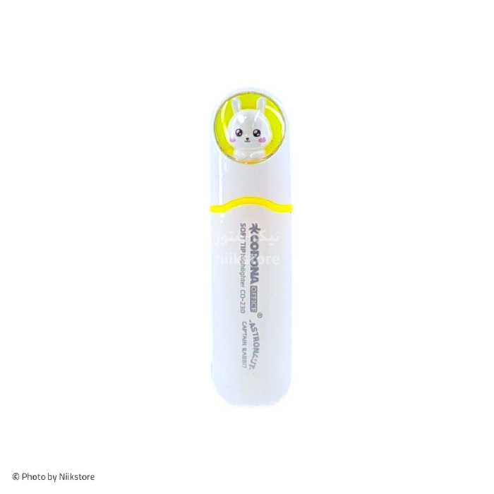 ماژیک علامت زن خرگوش فضانورد کرونا کد 230Corona highlighter marker No.230