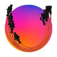 وایر شمع تقویتی موتور XU7-XUP دو سر برنجی