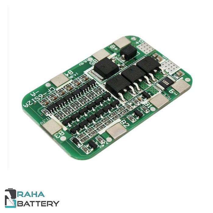 برد محافظ BMS PCM باتری لیتیوم (Li-ion) 6 سل 12A آمپر 37V