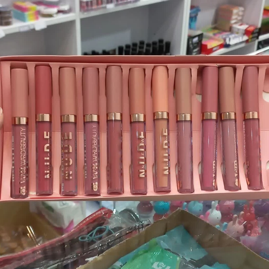 پک رژ مایع NUDE (عمده 12 عددی )