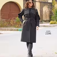 بارانی آستر‌دار ترک‌لند کد 2206