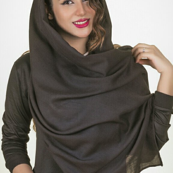 شال نخی طرح دار جناقی