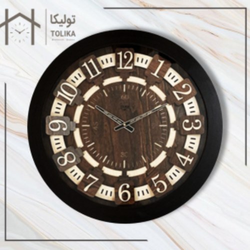 ساعت دیواری کد 6369 جنگلی تولیکا