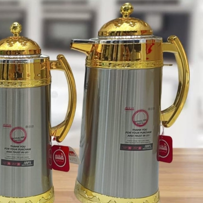 فلاکس شیشه صورتی طرح رومانتیک هوم حجم 1.9 لیتری 