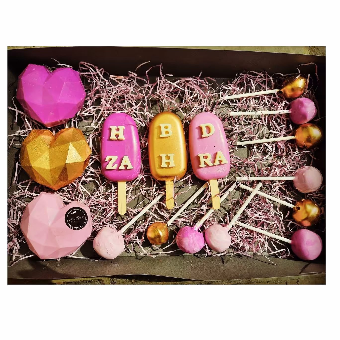 پک عاشقانه شماره 5 - پاپسیکل و قلب شکلاتی