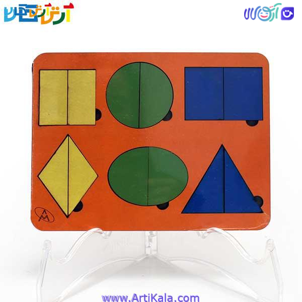 پازل چوبی 2 تکه انگشتی اشکال