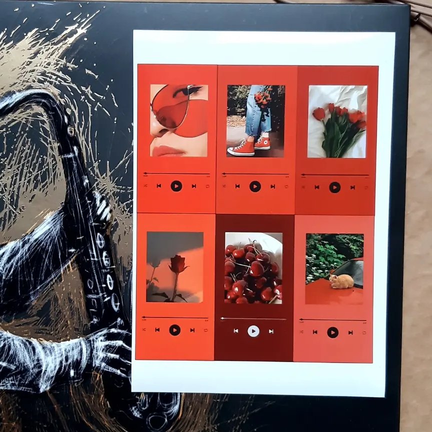 استیکر پلی لیست قرمز کد104