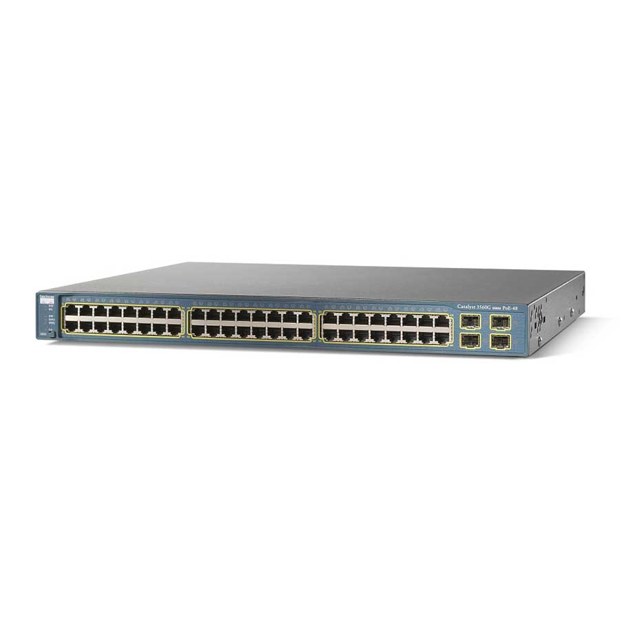 قیمت و خرید سوييچ 48 پورت سیسکو مدل WS-C3560G-48PS-S | یاس ارتباط