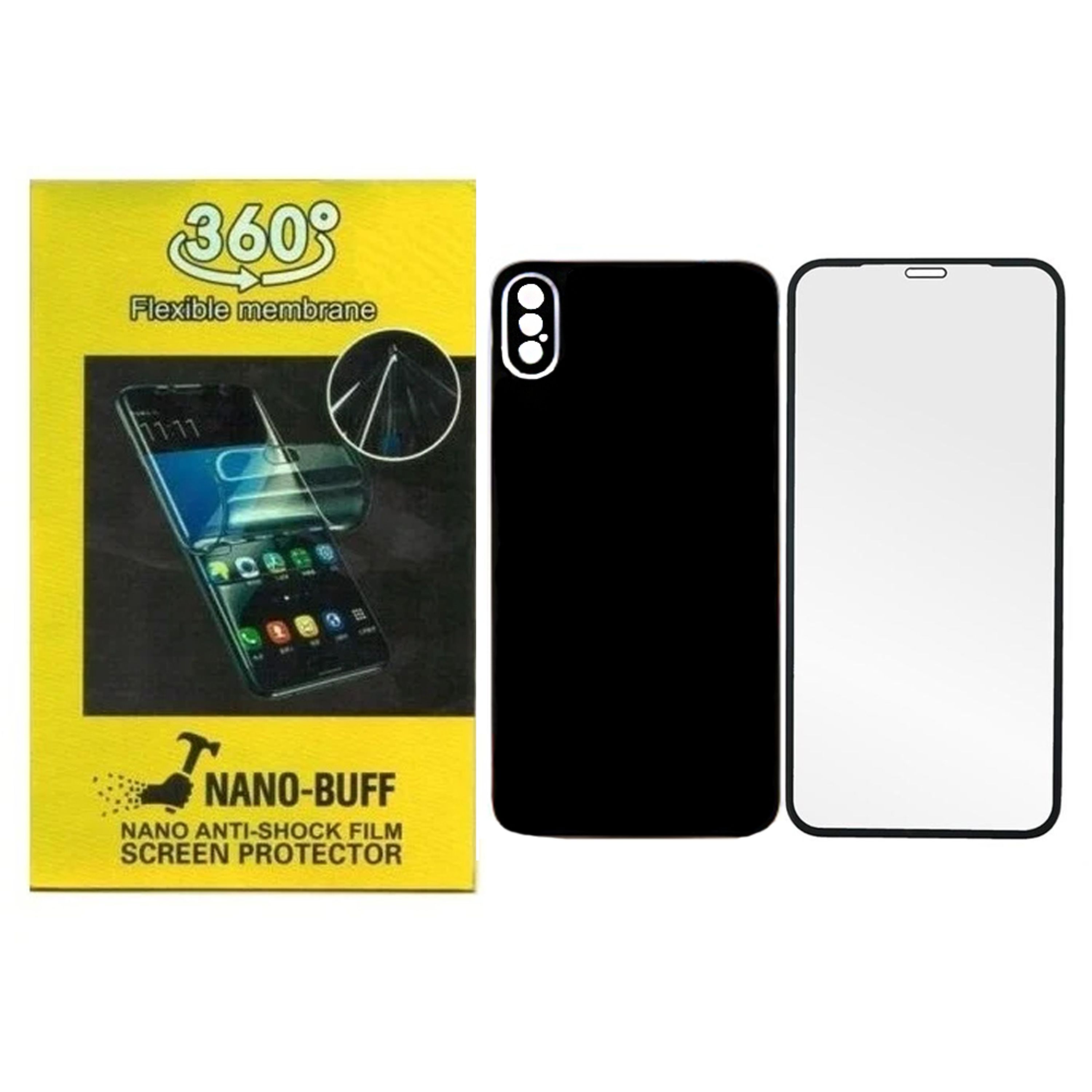 گلس صفحه نمایش و پشت گوشی Flexible Membrane برای مدل اپل iPhone X