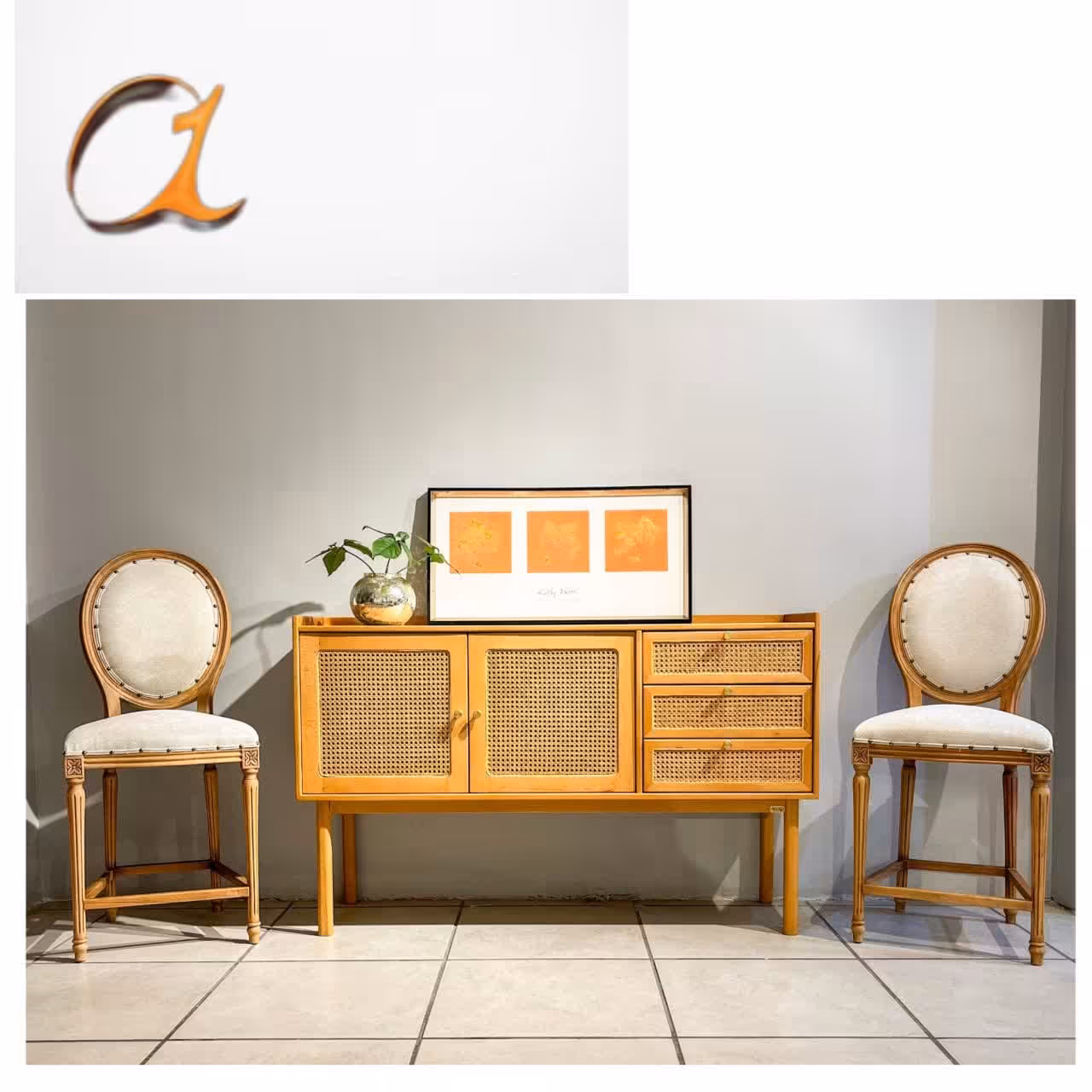 کنسول حصیر بامبو کد 2502
