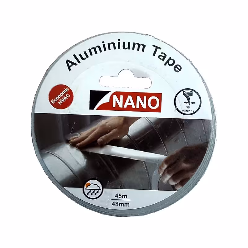 برچسب عایق بندی آلومینیومی عرض 5 سانتی ضخیم  رول 5 متری 