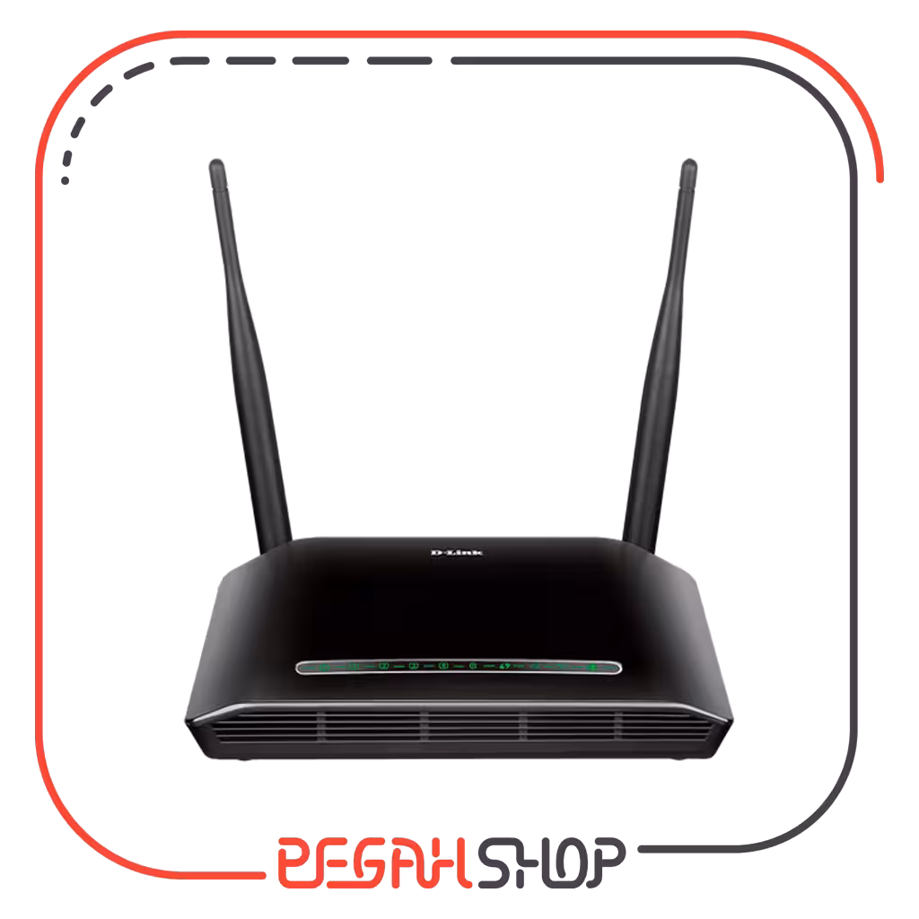مودم-روتر بی‌سیم دی-لینک ADSL2/2 N300 مدل DSL-2790U