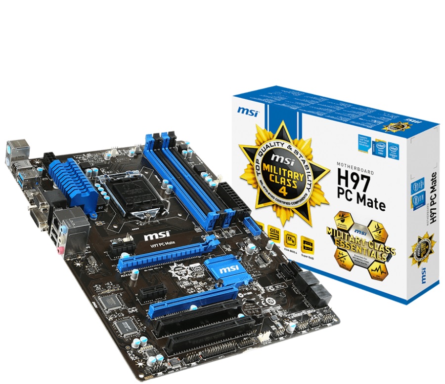 مادربورد ام اس آی مدل اچ 97 پی سی میت سوکت 1150