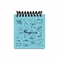 دفتر یادداشت A7 فیزیک فیروزه ای جلد سخت دات نوت