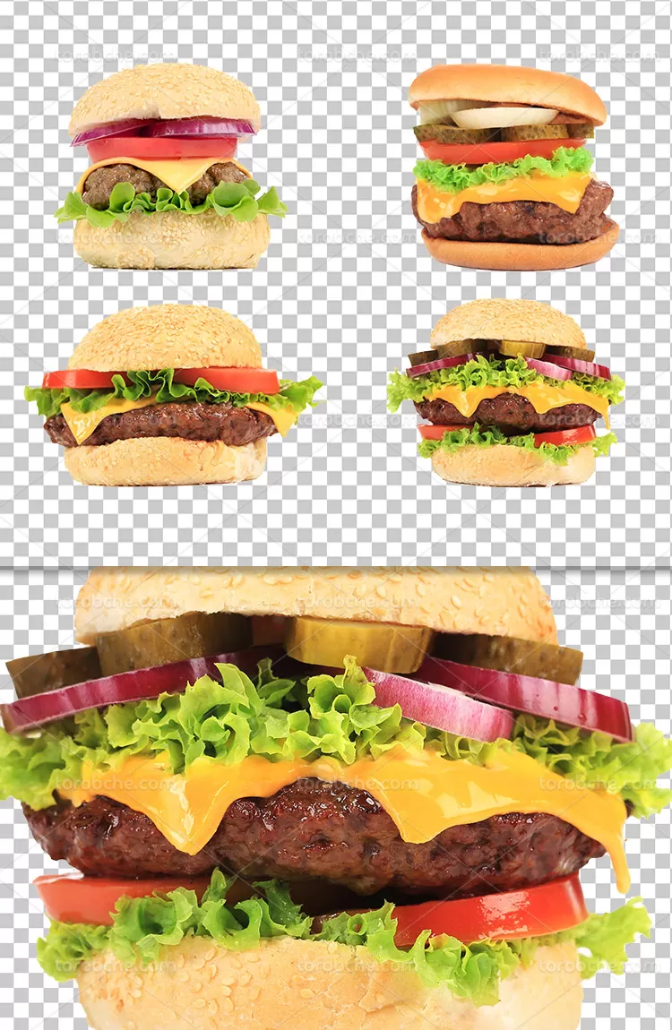 عکس PNG ساندویچ همبرگر | گرافیک با طعم تربچه