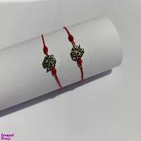 دستبند زنانه مردانه نخ سرنوشت مدل برگ