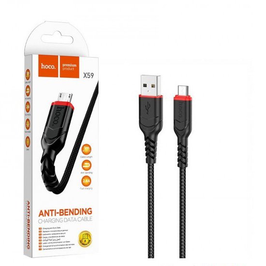 کابل اندروید طول 1 متر هوکو (hoco) مدل X59

