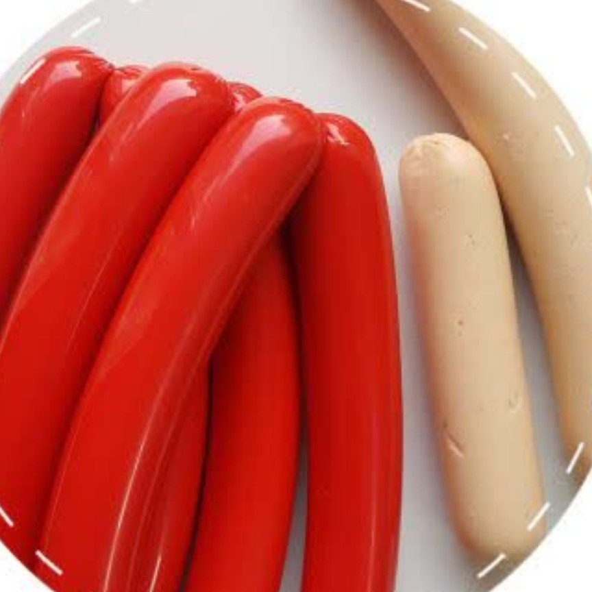 سوسیس خانگی با مخلوط گوشت مرغ و بوقلمون