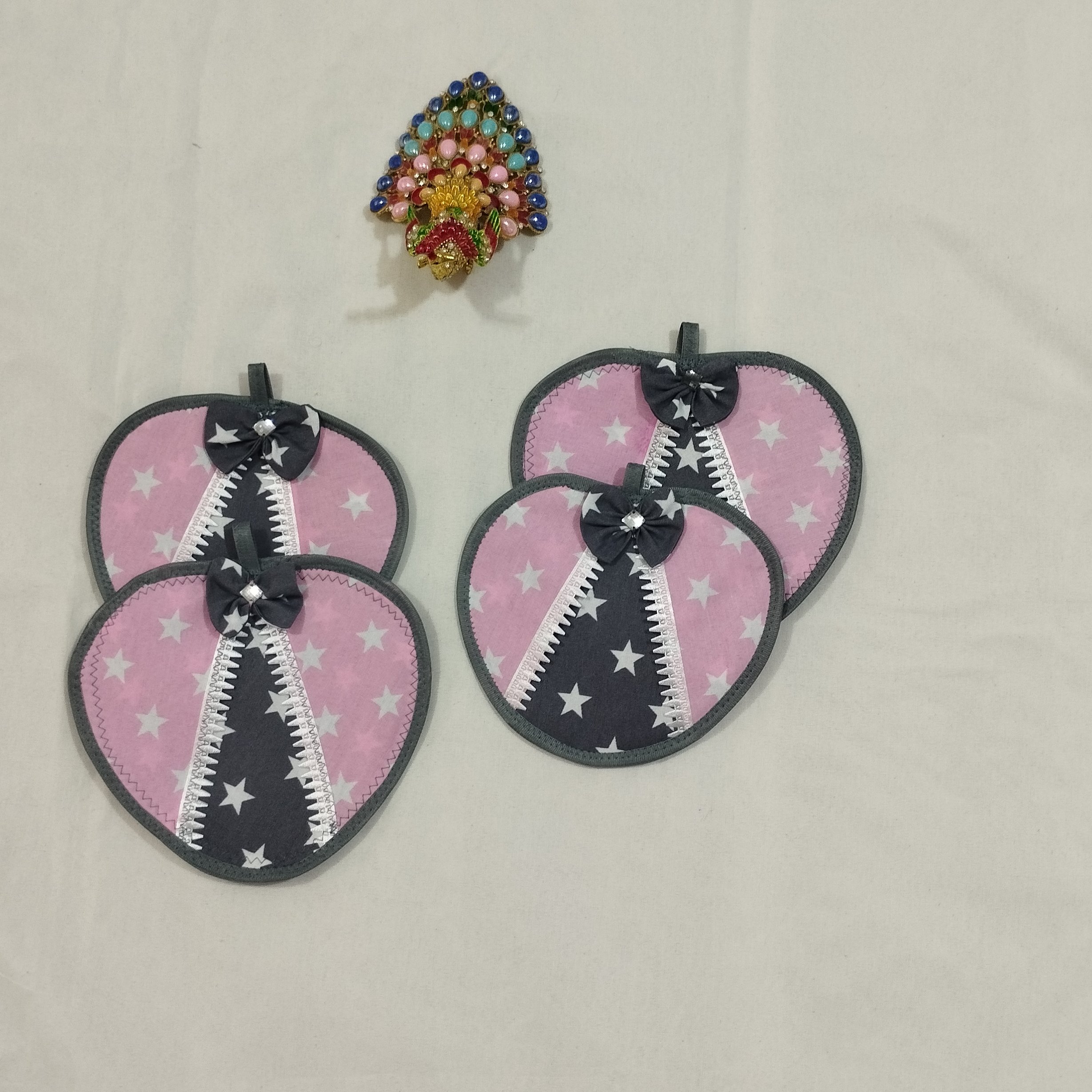 دستگیره قلبی مجموعه 4 عددی ( کد 612 )