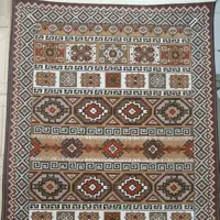 گلیم آشپزخانه و پاگرد یک و نیم در 2.25 متر مستطیلی رنگ سورمه ای باکیفیت بالا کد 300021 پس کرایه