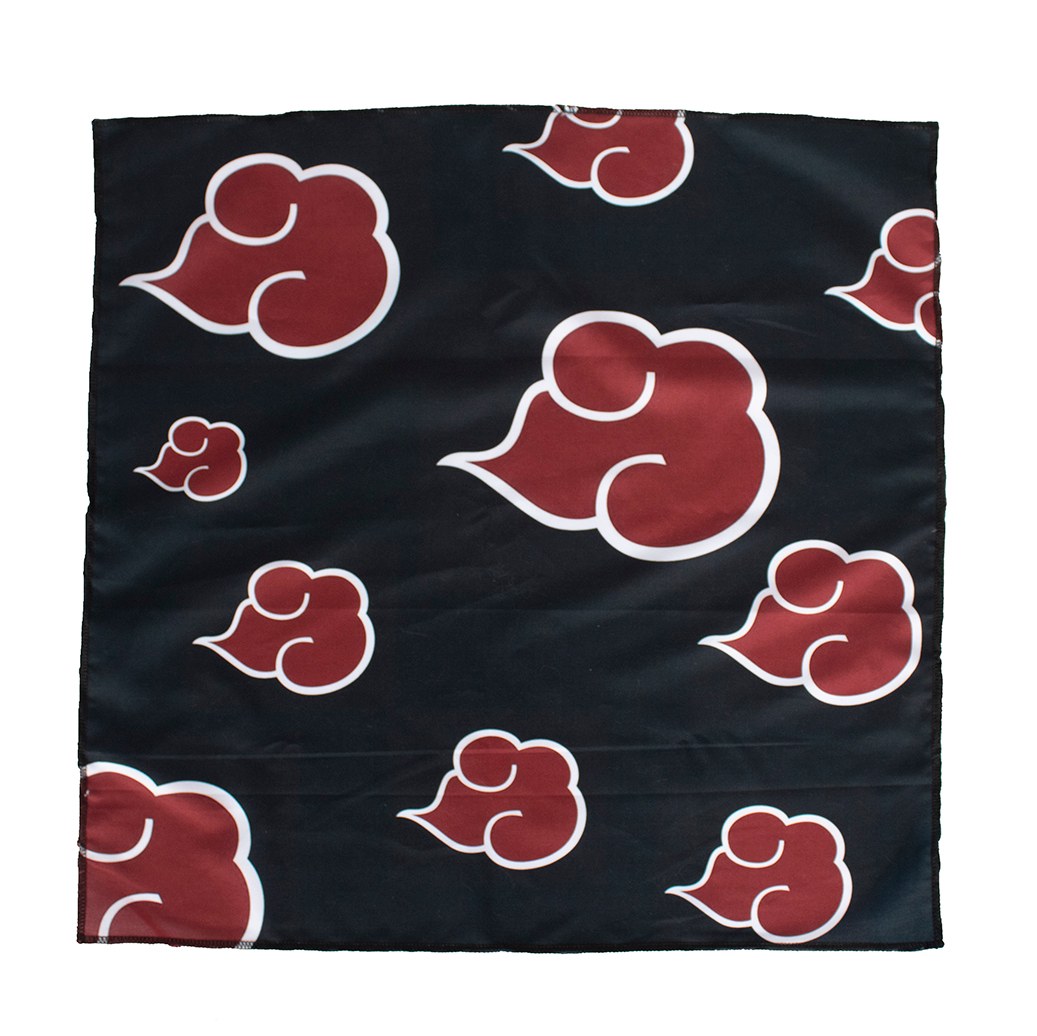 دستمال سر و گردن مدل آکاتسوکی رنگ مشگی و قرمز سایز 51سانت در 51سانت