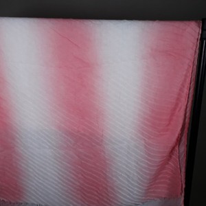 شال و روسری پلیسه طیفی جنس نخی قواره 100 صورتی