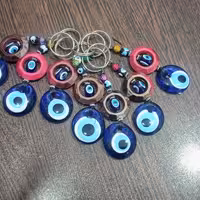 جا کلیدی چشم نظر  مهره دار  کوچک  