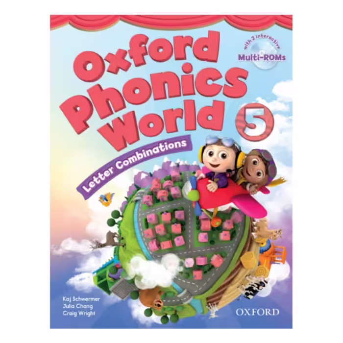 کتاب 5 Oxford Phonics World اثر Kaj Schwermer انتشارات اکسفورد رحلی