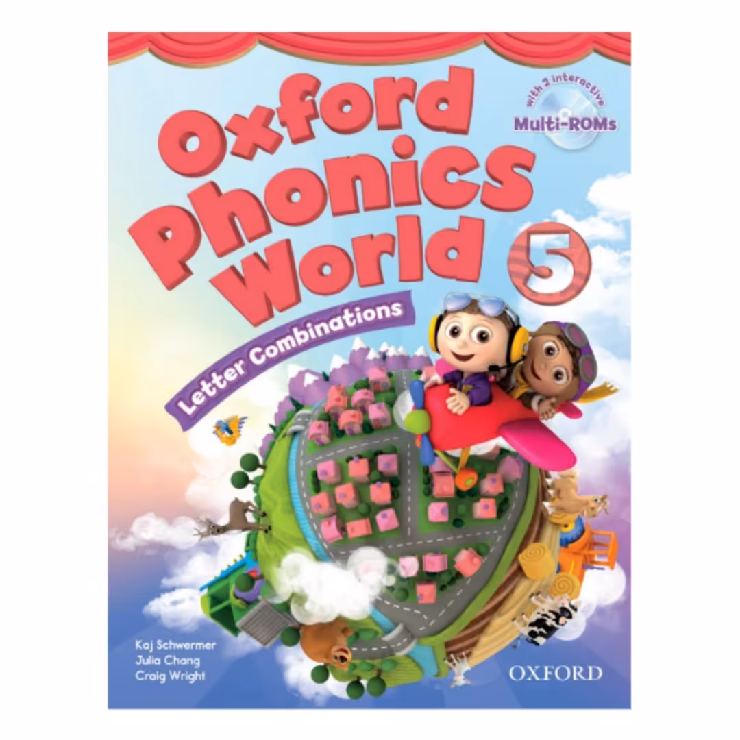 کتاب 5 Oxford Phonics World اثر Kaj Schwermer انتشارات اکسفورد رحلی