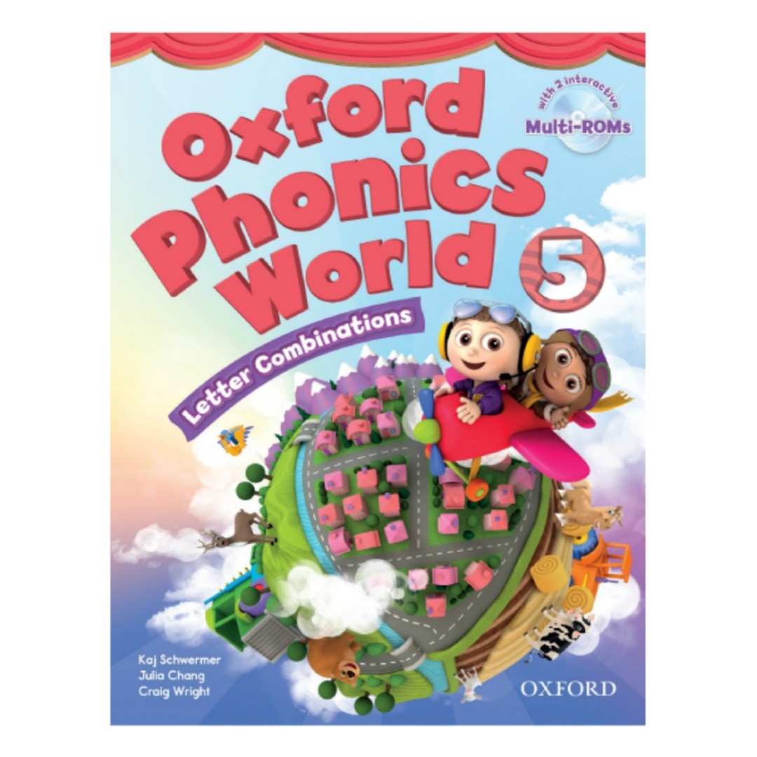 کتاب 5 Oxford Phonics World اثر Kaj Schwermer انتشارات اکسفورد رحلی