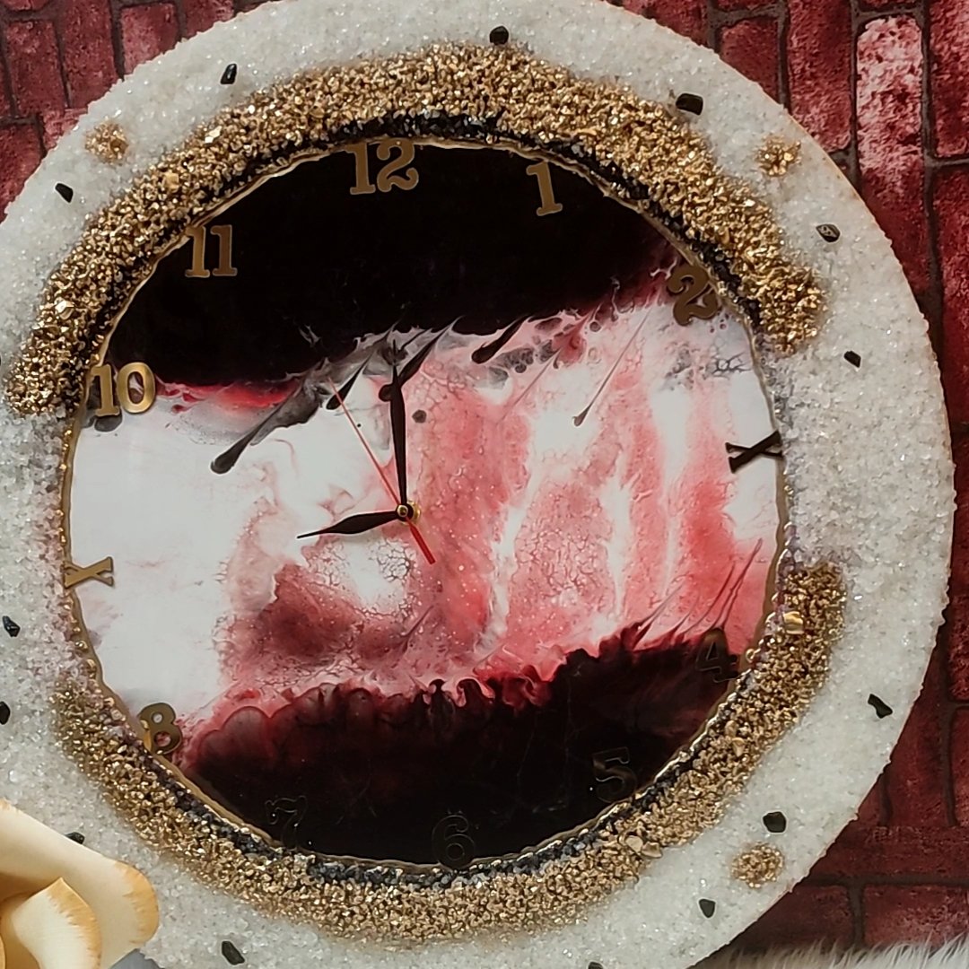 ساعت رزینی دیواری