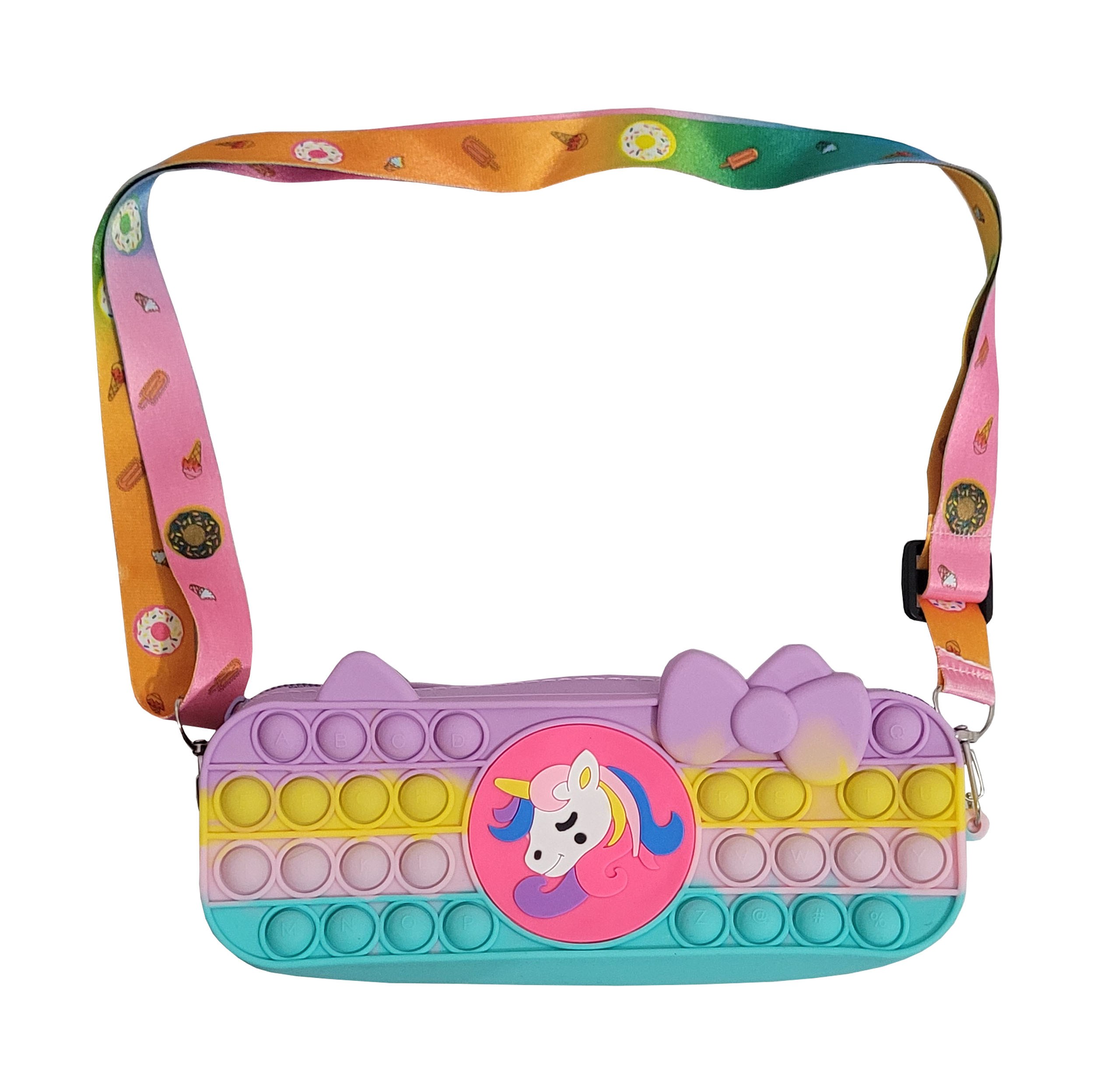 جامدادی سیلیکونی اسب تک شاخ پونی مدل پاپیت کد 2635