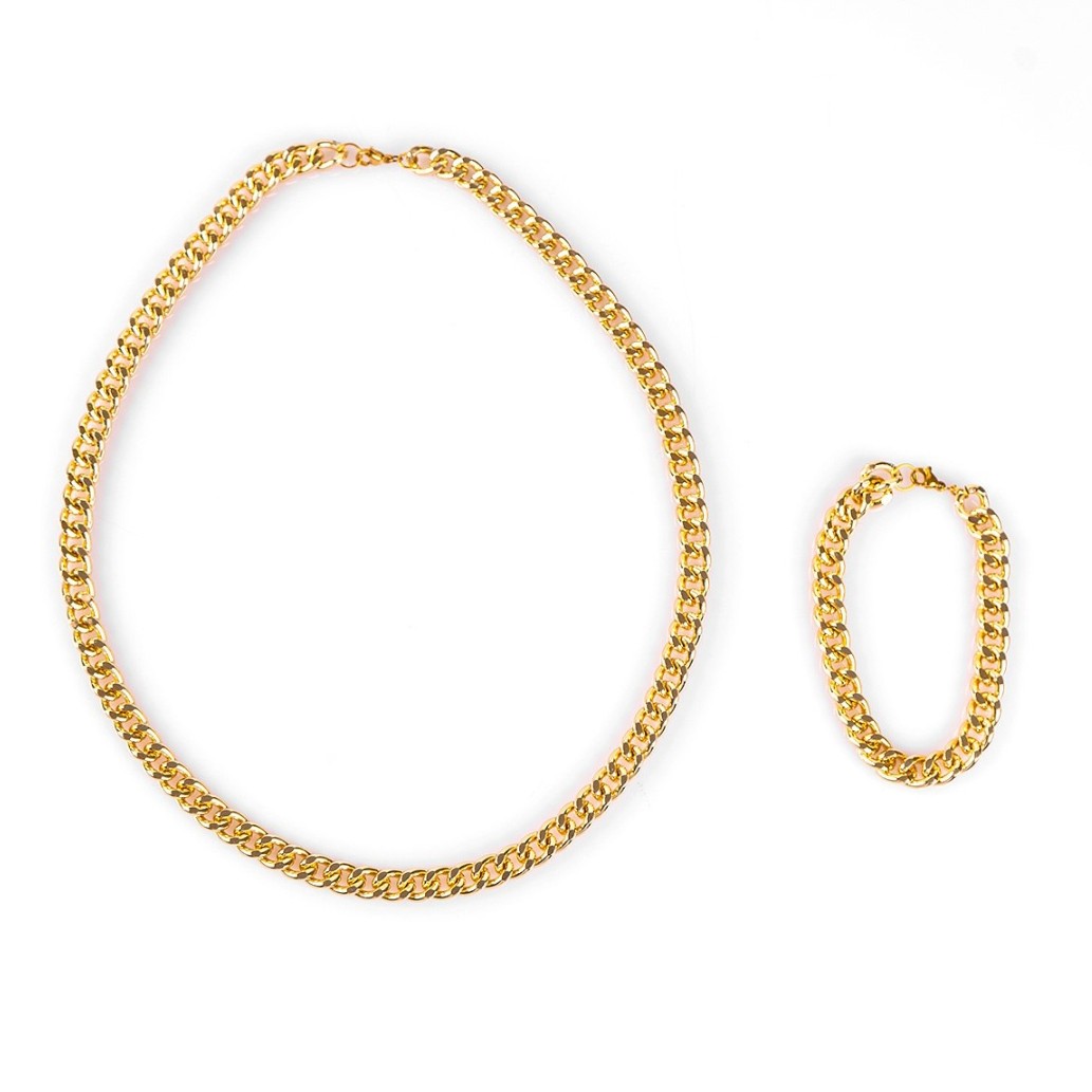 نیم ست گردنبند و دستبند کارتیر  زنانه و  مردانه