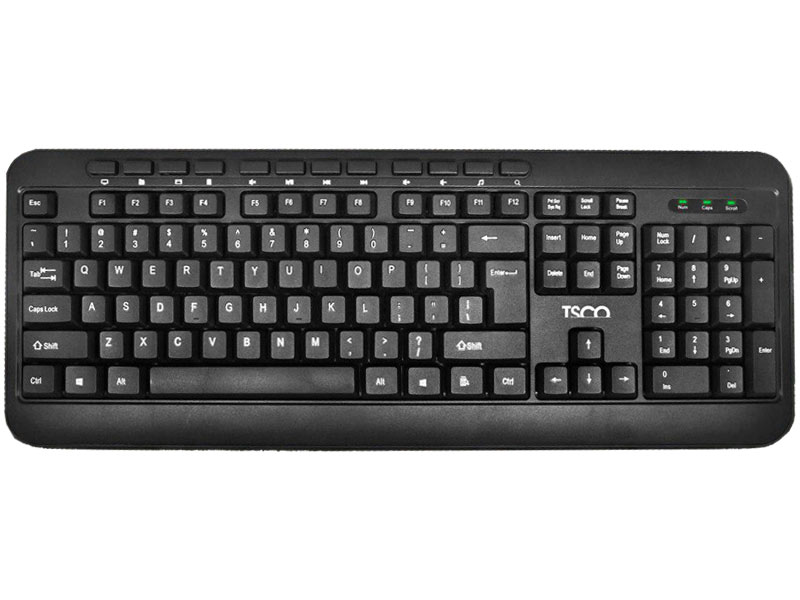 کیبورد USB تسکو مدل TK 8011 – دست دوم با کارتنTSCO TK 8011 USB Wired Keyboard-USED