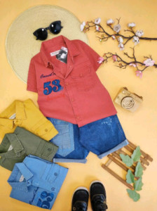 تیشرت کتان وشلوارک جین 53