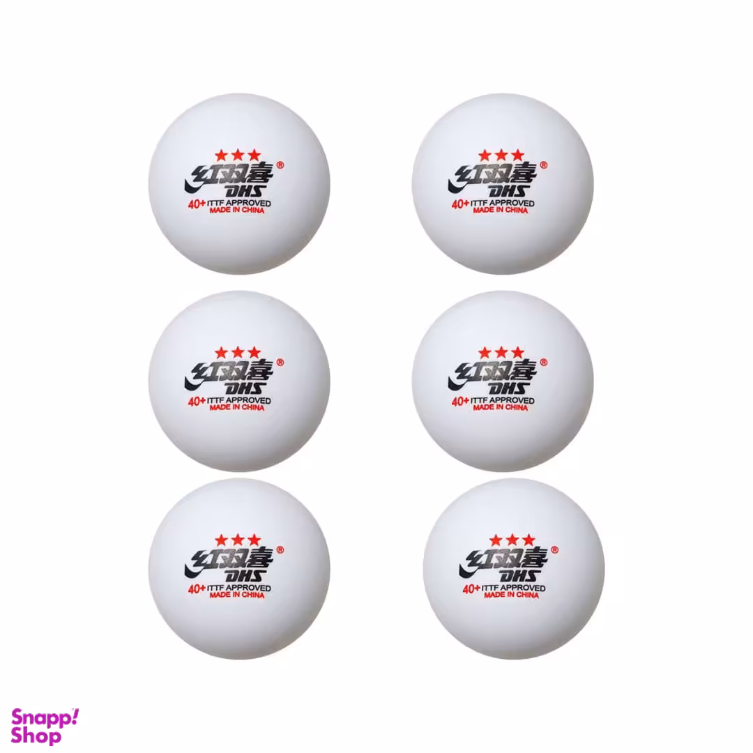 توپ پینگ پنگ دی اچ اس DHS بسته 6 عددی