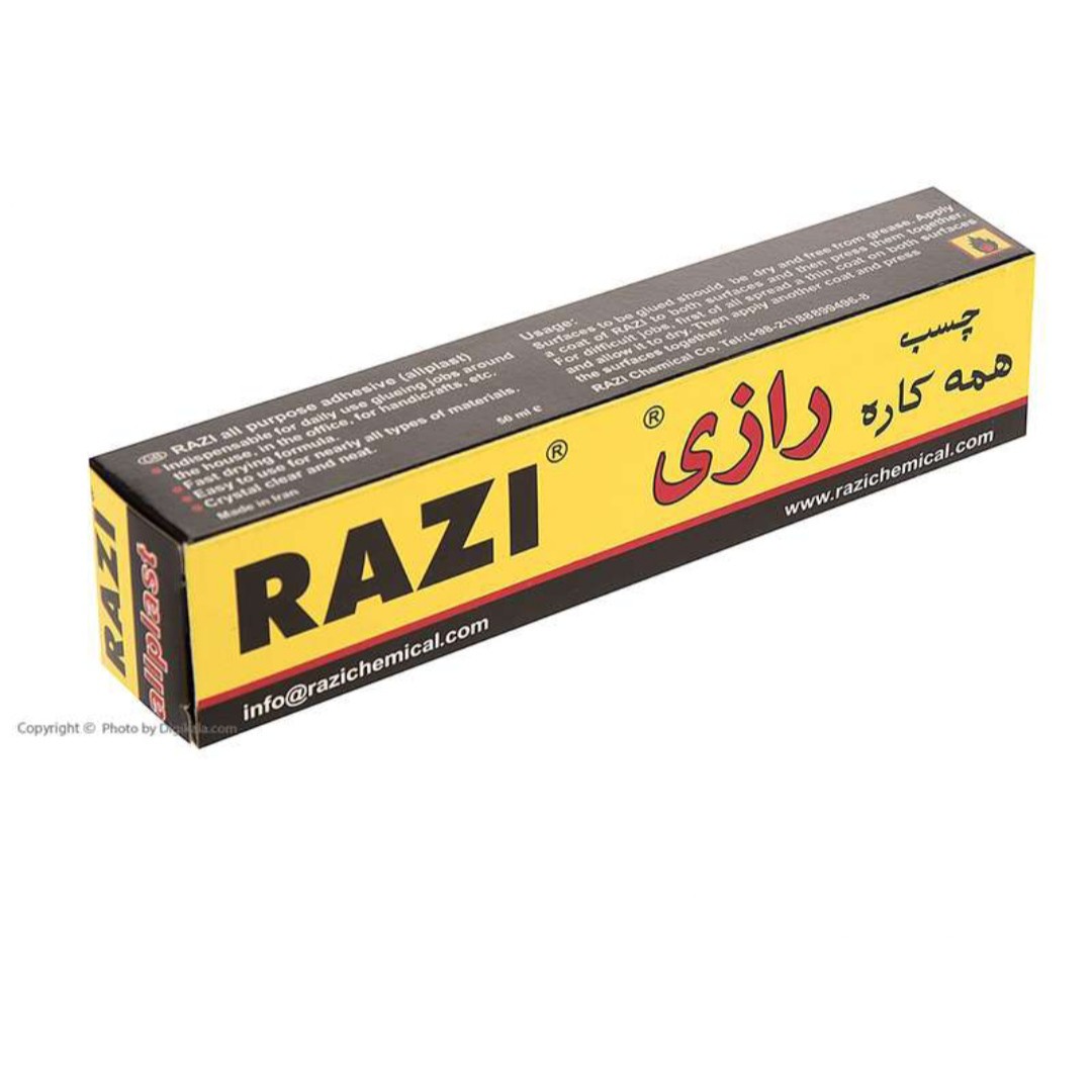 چسب رازی حجم  100 سی سی