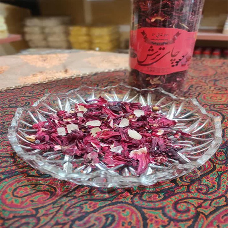 دمنوش چای ترش به همراه خرده نبات در دو اندازه های 300 گرمی